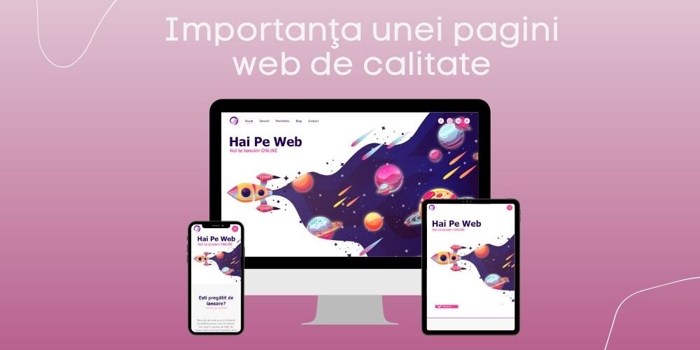 Importanța unei pagini web de calitate (1)