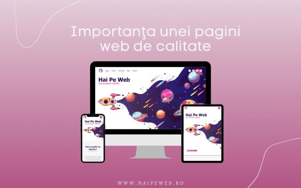 Importanța unei pagini web de calitate (1)