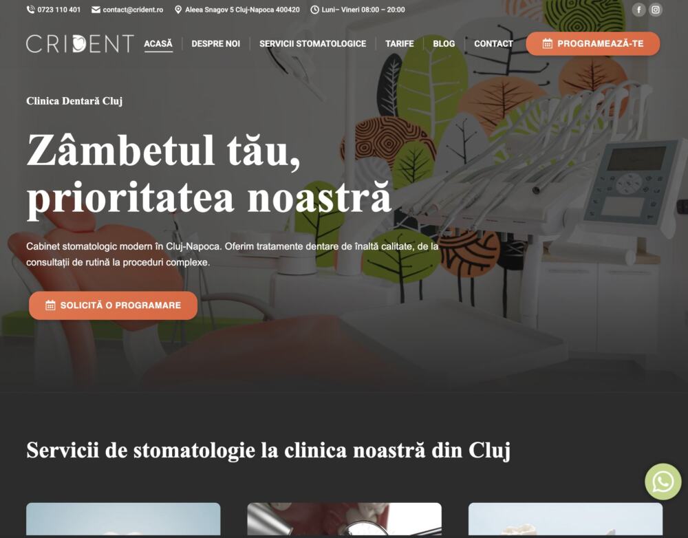Crident website