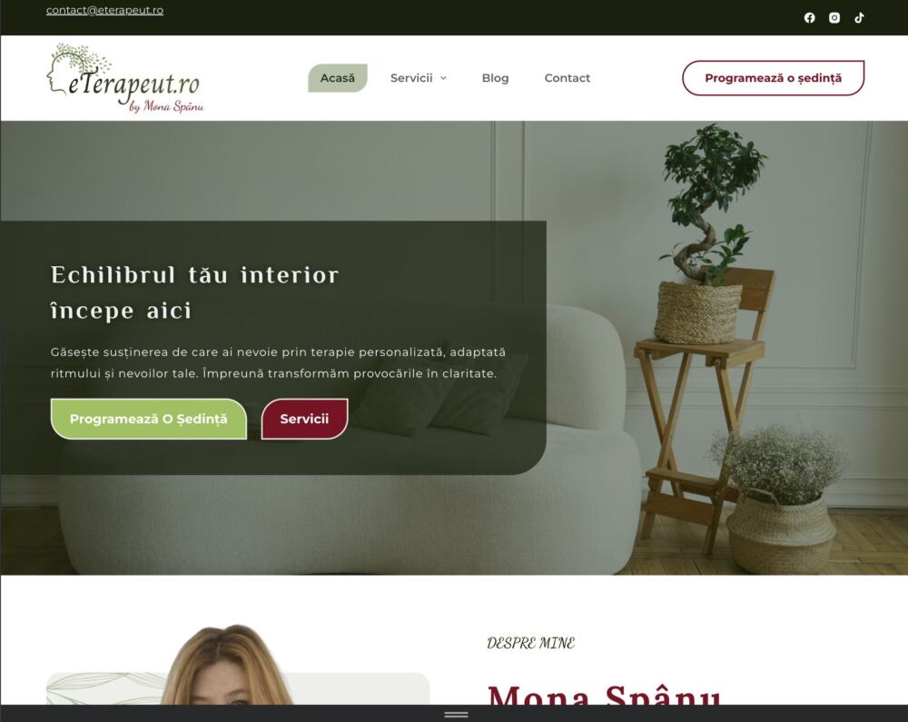 eterapeut website